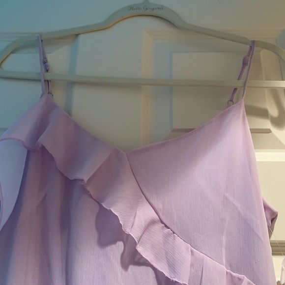 MELLODAY Lavender Ruffle Dress - Picture 3 of 3